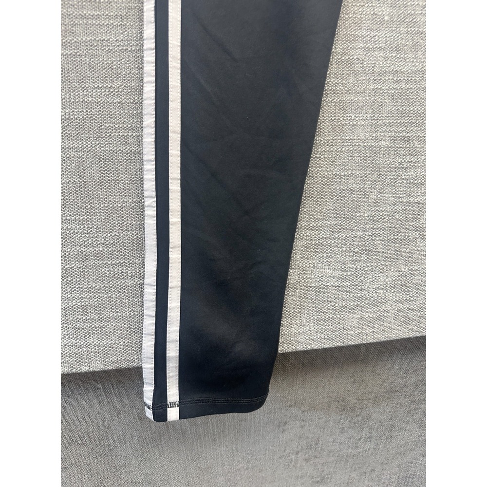 Adidas Aeroready Leggings Womens Large Black 3 Stripes High Rise Athleisure Yoga - Picture 11 of 16